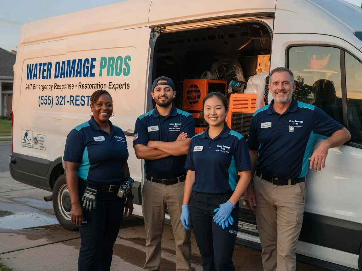 Water Damage Restoration company in Rhome, TX