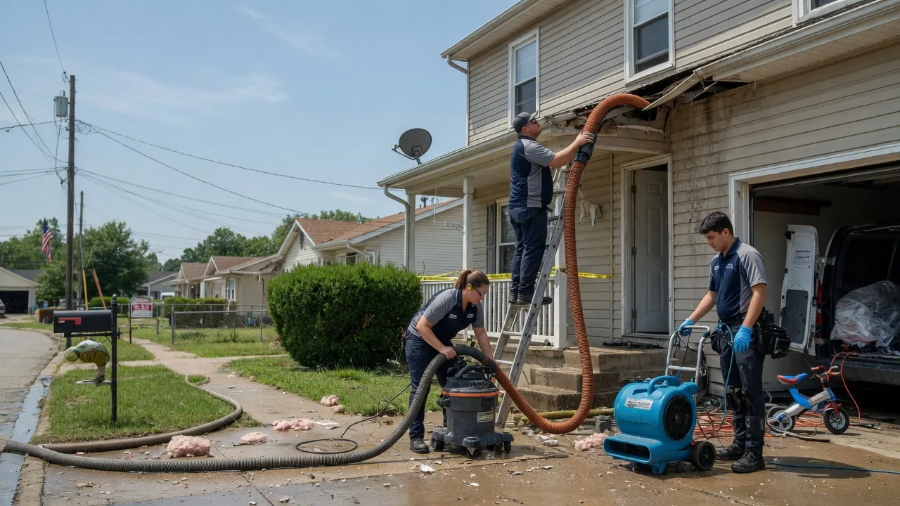Water Damage Restoration in Rhome, TX near me